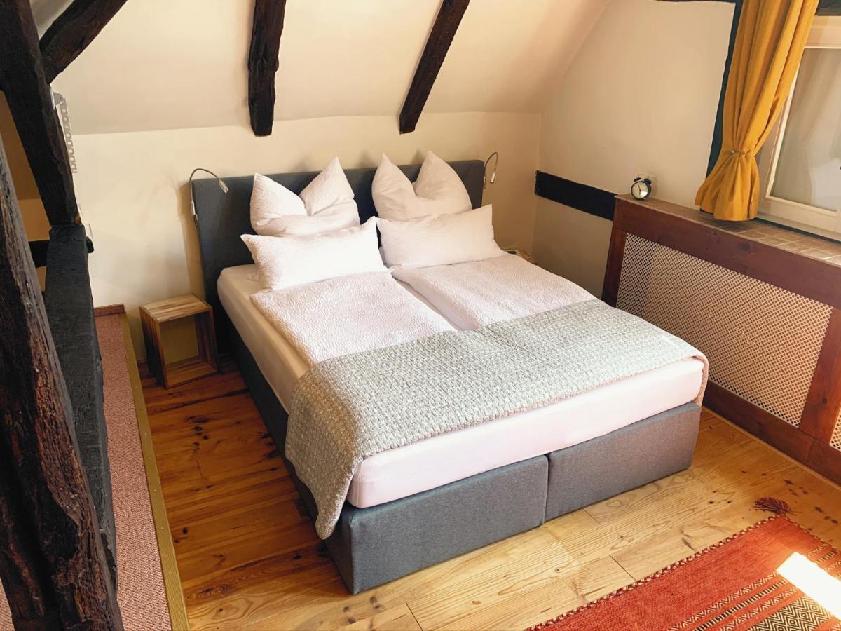 Historische Ferienwohnung Mit Kamin In Lich Exterior foto